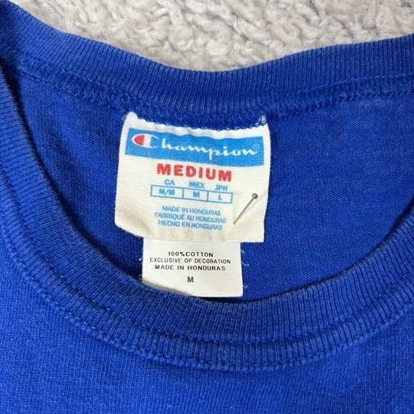 Vintage Champion Shirt Mens Medium Crewneck Embroidered Universal Winner Tee - Picture 3 of 5
